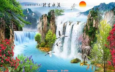 File gốc File tranh phong thủy 9084 (PNG) trong suốt (transparent)