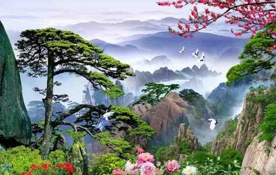 File ảnh File tranh phong thủy 9087 (gốc) cho trang trí nội thất