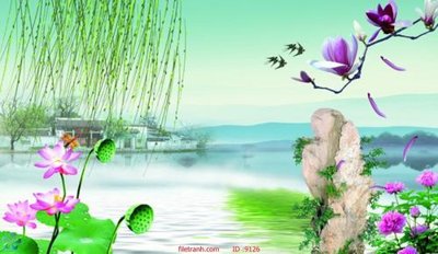 File gốc File tranh phong thủy 9126 (cho in UV) siêu nét