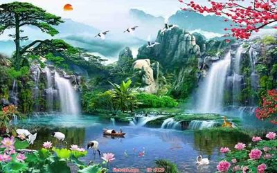 Tải file File tranh phong thủy 9129 (gốc) làm tranh trang trí