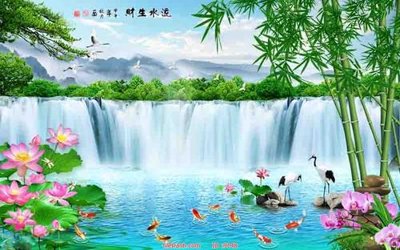 File ảnh File tranh phong thủy 9148 (gốc) dùng in Pano