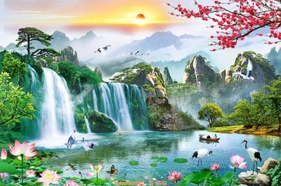 File in ấn File tranh phong thủy 9262 (bản gốc) chất lượng cao