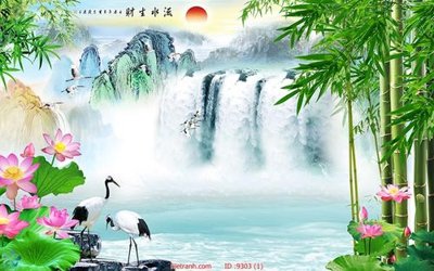 File in ấn File tranh phong thủy 9303 chuyên nghiệp