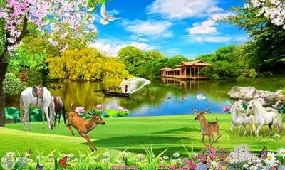 File ảnh gốc File tranh phong thủy 9346 (chuyên in mica)