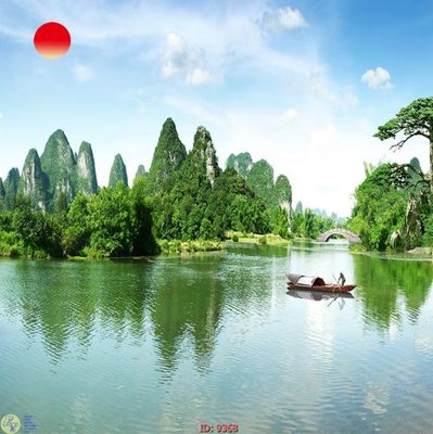 Tải file File tranh phong thủy 9368 (gốc) làm file in ấn