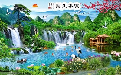 Download file gốc File tranh phong thủy 9491 (in lụa) cao cấp