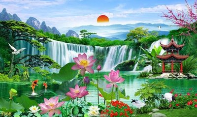 File gốc File tranh phong thủy 9568 (PSD/TIFF) độ phân giải cao