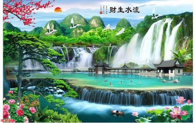 File in trần File tranh phong thủy 9587 (bản gốc) trời sao