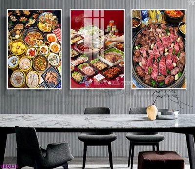 File gốc File in tranh treo quán lẩu bbq BBQ116 (ảnh chi tiết) để in lụa