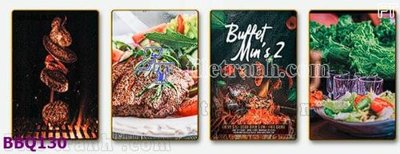 Hình ảnh file gốc File in tranh treo quán lẩu bbq BBQ130 cho in UV