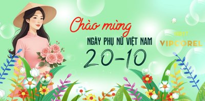 Tải file Backdrop check in ngày phụ nữ Việt Nam 20/10 #31 (ảnh gốc) in tranh kính