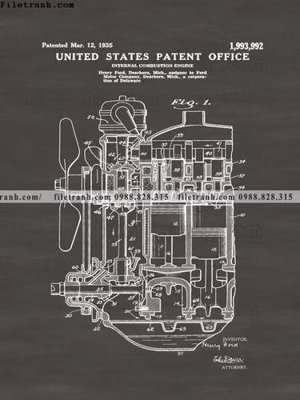 File gốc Ban Ve Ket Cau Xe Phong Cach Cong Nghiep 518 (bản quyền) cho in ấn