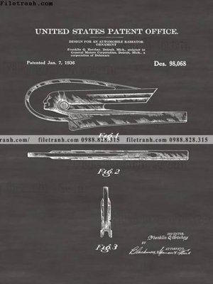 File gốc Ban Ve Ket Cau Xe Phong Cach Cong Nghiep 524 (in mica) làm quà tặng