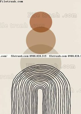 Tải về file gốc Bo ba truu tuong Morandi truu tuong 130 (chuẩn in ấn)