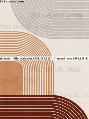 Hình ảnh file gốc Bo ba truu tuong Morandi truu tuong 140 cho in UV