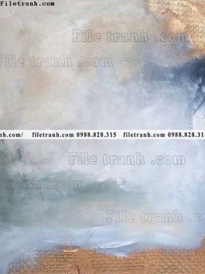 File tranh gốc in trần nhà Buc Tranh Son Dau Ve Tay Truu Tuong 605 3D