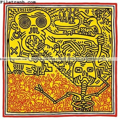 File tranh Buc Tranh Truu Tuong Nghe Thuat Pop 105 (gốc) chủ đề thành phố