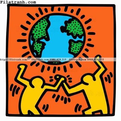 File tranh Buc Tranh Truu Tuong Nghe Thuat Pop 113 (bản gốc) in canvas