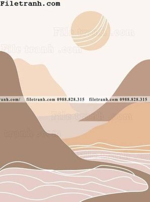 File tranh trang trí Buc Tranh Truu Tuong Phong Cach Morandi 124 (tải file gốc)