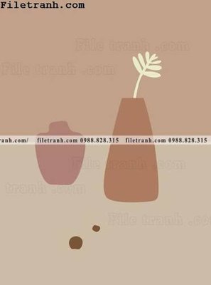 File PSD Buc Tranh Truu Tuong Phong Cach Morandi 133 (nguyên bản) cho thiết kế