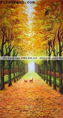 File gốc Buc tranh trang tri loi vao Dai lo Vang 122 (trang trí) phòng ngủ