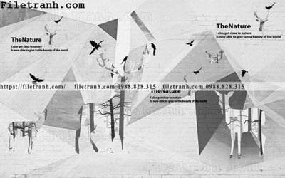 File gốc Buc tuong nen hong hac rung nhiet doi Bac Au 143 (thiết kế) độc quyền