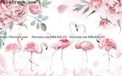 Tệp tin gốc Buc tuong nen hong hac rung nhiet doi Bac Au 149 (dùng cho in) Buc tuong nen hong hac rung nhiet doi Bac Au 149