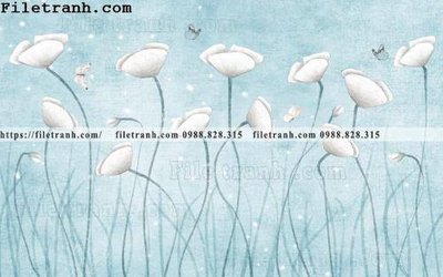 Download file tranh Buc tuong nen hong hac rung nhiet doi Bac Au 194 (file gốc PSD)