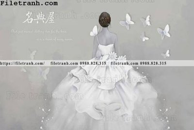 File tranh quảng cáo Buc tuong nen hong hac rung nhiet doi Bac Au 196 (file gốc) chuyên nghiệp