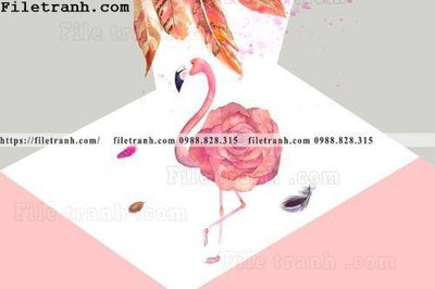 File in trần Buc tuong nen hong hac rung nhiet doi Bac Au 244 (bản gốc) bầu trời