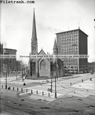 File ảnh Bustling Buffalo_ 1900 (gốc) trang trí khách sạn