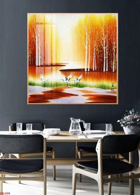 File gốc File tranh sơn dầu châu âu CA108 (chuẩn màu) cho in offset