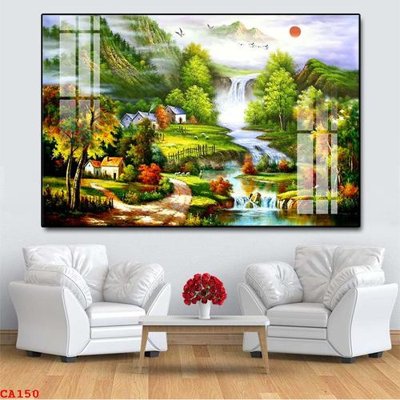 File gốc File tranh sơn dầu châu âu CA150 (trang trí) phòng trẻ em