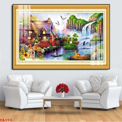 File gốc File tranh sơn dầu châu âu CA153 (dành cho trang trí nội thất)