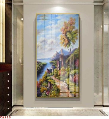 File PSD File tranh sơn dầu châu âu CA210 (nguyên bản) cho thiết kế