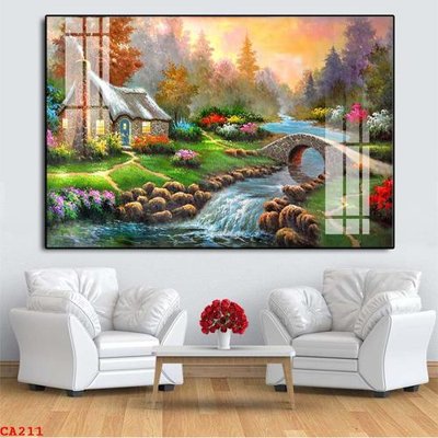 Tải file File tranh sơn dầu châu âu CA211 (gốc) làm tranh trang trí