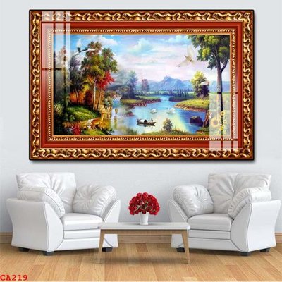 File tranh in trần File tranh sơn dầu châu âu CA219 (ảnh gốc siêu nét)