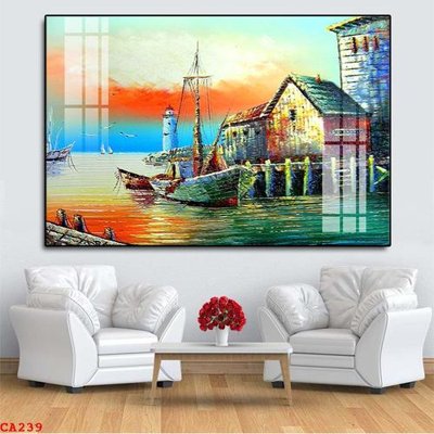 File ảnh File tranh sơn dầu châu âu CA239 (gốc) in poster