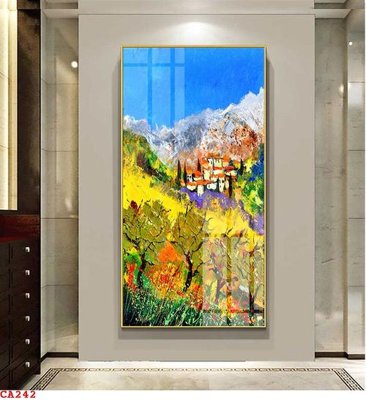 File PSD File tranh sơn dầu châu âu CA242 (gốc) cho designer