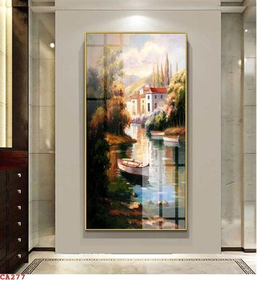 File tranh File tranh sơn dầu châu âu CA277 (bản gốc) treo tường