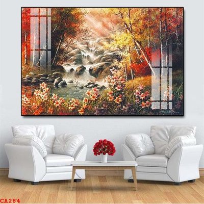 File tranh File tranh sơn dầu châu âu CA284 (ảnh gốc) in trần nhà