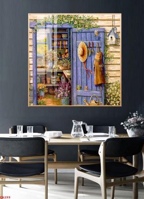 File PSD in ấn File tranh sơn dầu châu âu CA299 (chất lượng cao)