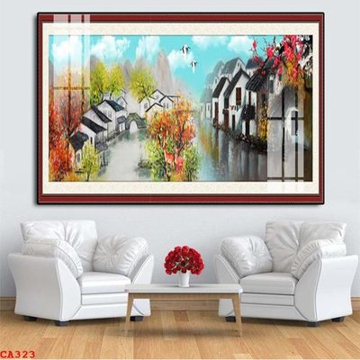 File tranh gốc File tranh sơn dầu châu âu CA323 (sắc nét từng chi tiết)