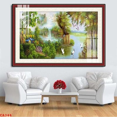 File gốc File tranh sơn dầu châu âu CA344 (dành cho trang trí nội thất)