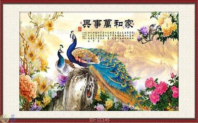 File gốc File gốc tranh chim công CC145 (cho in ấn) từ Filetranh.com