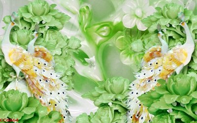 File gốc File gốc tranh chim công CC6064 (trang trí) phòng làm việc