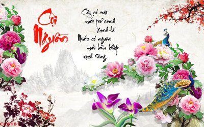 File in mica File gốc tranh chim công CC6181 (bản gốc) siêu trong