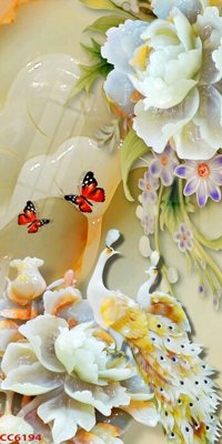 Download file gốc File gốc tranh chim công CC6194 (dùng cho in ấn)