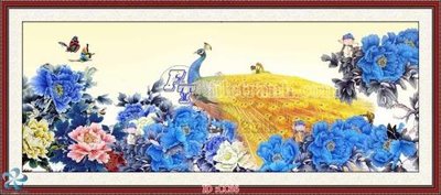 Tải file File gốc tranh chim công CC66 (ảnh gốc) in tráng gương