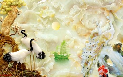 File gốc File gốc tranh chim công CC6630 (thiết kế) độc quyền